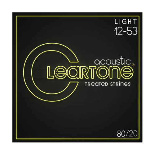 Струни CLEARTONE 7612 ACOUSTIC 80/20 BRONZE LIGHT (12-53)