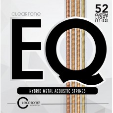 Струни CLEARTONE 7811 EQ HYBRID METAL ACOUSTIC CUSTOM LIGHT 11-52