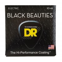 Струни DR Strings BLACK BEAUTIES Electric - Medium (10-46)