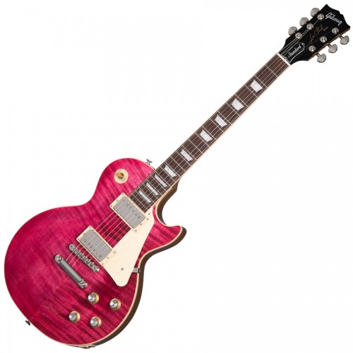 Електрогітара GIBSON AT LES PAUL STANDARD 60s FIGURED TOP TRANSLUCENT FUCHSIA