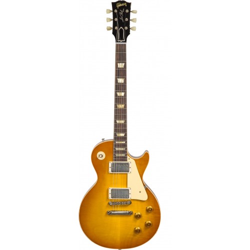 Електрогітара GIBSON CUSTOM SHOP 1958 LES PAUL STANDARD REISSUE LIGHT AGED LEMON BURST