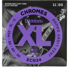 Струни D'ADDARIO ECG24 XL CHROMES JAZZ LIGHT (11-50)