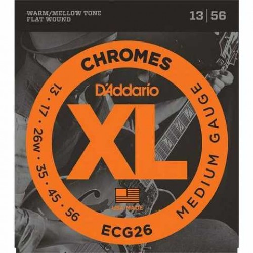 Струни D'ADDARIO ECG26 XL CHROMES MEDIUM (13-56)