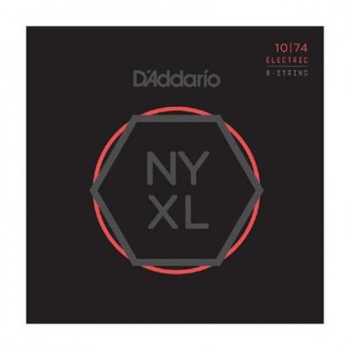 Струни D'ADDARIO NYXL1074 LIGHT TOP / HEAVY BOTTOM 8-STRING (10-74)