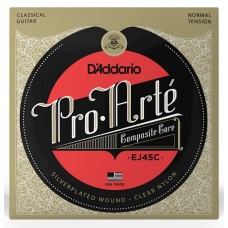 Струни D'ADDARIO EJ45C PRO-ARTE COMPOSITE NORMAL TENSION