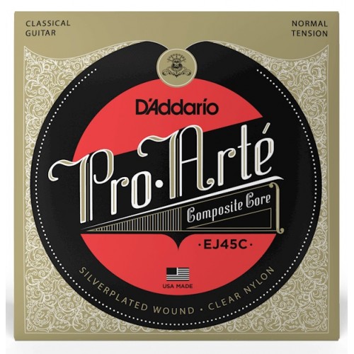 Струни D'ADDARIO EJ45C PRO-ARTE COMPOSITE NORMAL TENSION