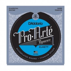 Струни D'ADDARIO EJ46TT PRO ARTE DYNACORE TITANIUM TREBLES, HARD TENSION