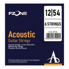 Струни FZONE AT105 ACOUSTIC BRONZE (12-54)