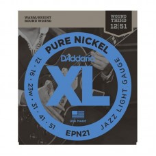 Струни D'ADDARIO EPN21 XL PURE NICKEL JAZZ LIGHT (12-51)