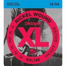 Струни D'ADDARIO EXL145 XL NICKEL WOUND HEAVY (12-54)