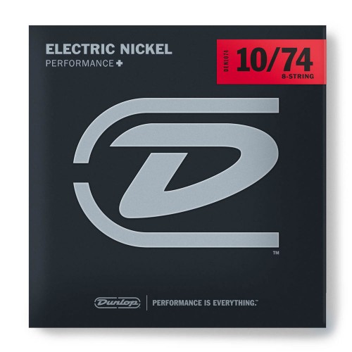 Струни DUNLOP DEN1074 PERFORMANCE+ ELECTRIC GUITAR STRINGS 10-74 | 8-STRING