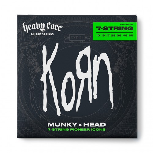 Струни DUNLOP KRHCN10657 HEAVY CORE KORN GUITAR STRINGS (10-65)