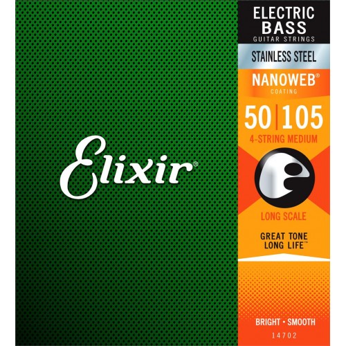 Струни Elixir 14702 4S M SS