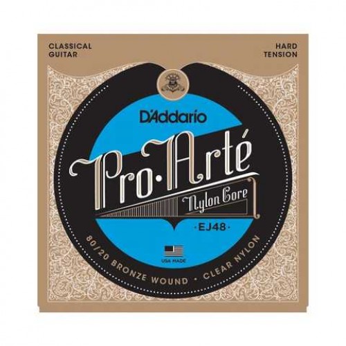 Струни D'ADDARIO EJ48 PRO-ARTE 80/20 BRONZE WOUND HARD TENSION