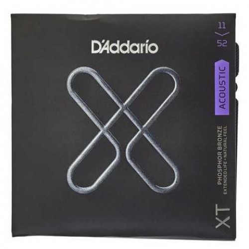 Струни D'ADDARIO XTAPB1152 XT PHOSPHOR BRONZE CUSTOM LIGHT (11-52)