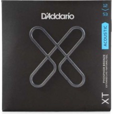 Струни D'ADDARIO XTABR1253 XT 80/20 BRONZE LIGHT (12-53)