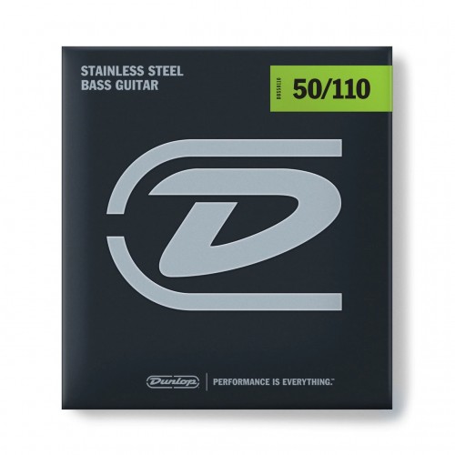 Струни DUNLOP DBS50110 STAINLESS STEEL HEAVY 50-110