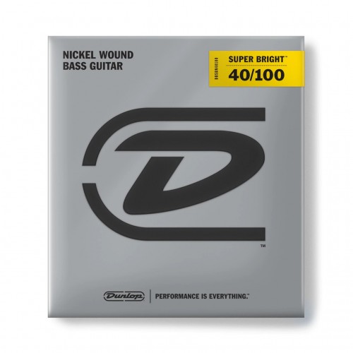 Струни DUNLOP DBSBN40100 SUPER BRIGHT NICKEL (40-100)