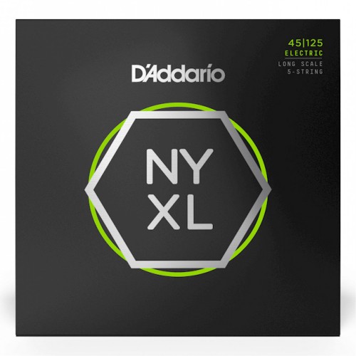 Струни D'ADDARIO NYXL45125 LIGHT TOP/MEDIUM BOTTOM 5-STRING (45-125)