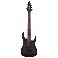 Електрогітара JACKSON JS22Q-7 DKA DINKY ARCH TOP HT TRANSPARENT BLACK BURST