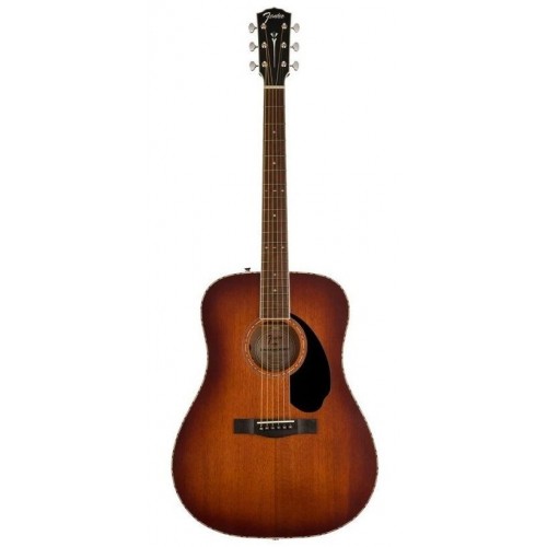 Електроакустична гітара FENDER PD-220E DREADNOUGHT ALL MAHOGANY WITH CASE AGED COGNAC BURST