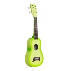 Укулеле KALA MAKALA DOLPHIN GREEN APPLE BURST UKULELE