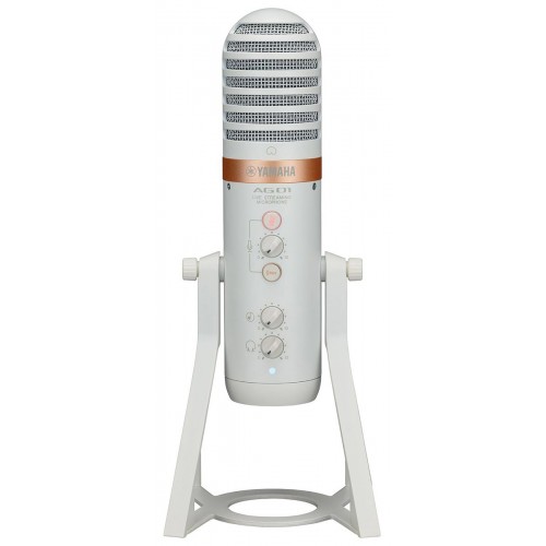 Універсальний мікрофон YAMAHA AG01 LIVE STREAMING USB MICROPHONE (WHITE)