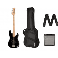 Гітарний набір з бас-гітарою SQUIER AFFINITY SERIES PJ BASS START PACK BLACK