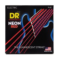 Струни DR Strings NEON Red Electric - Light (9-42)