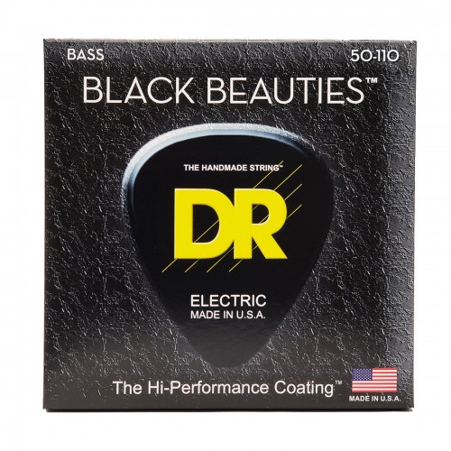 Струни DR Strings BLACK BEAUTIES Bass - Heavy (50-110)