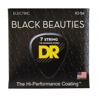 Струни DR Strings BLACK BEAUTIES Electric - Medium 7-String (10-56)