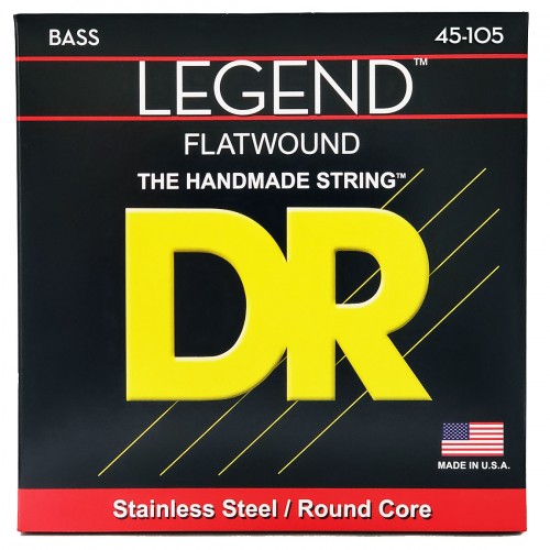 Струни DR Strings LEGEND Flatwound Bass - Medium (45-105)