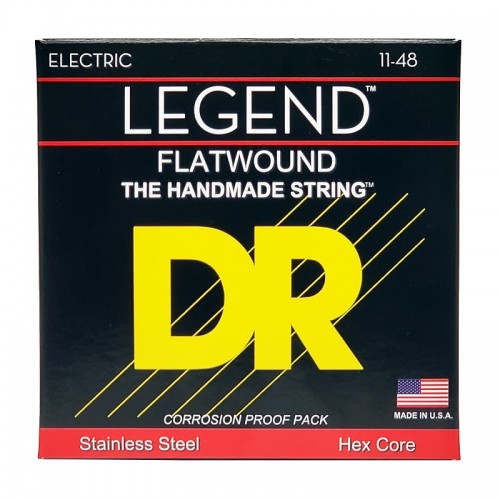 Струни DR Strings LEGEND Flatwound Electric - Medium Light (11-48)