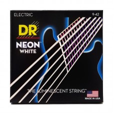 Струни DR Strings NEON White Electric - Light (9-42)
