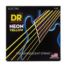 Струни DR Strings NEON Yellow Electric - Light (9-42)
