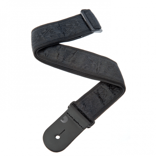 Ремінь гітарний D'ADDARIO 50B01 NYLON WOVEN GUITAR STRAP (BLACK SATIN)