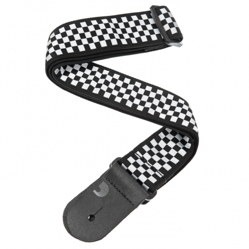 Ремінь гітарний D'ADDARIO 50B01 NYLON WOVEN GUITAR STRAP (BLACK SATIN)