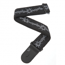 Ремінь гітарний D'ADDARIO 50F04 NYLON WOVEN GUITAR STRAP (BARBED WIRE)