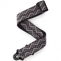 Ремінь гітарний D'ADDARIO 50BAL03 AUTO LOCK GUITAR STRAP (BLACK PADDED GEOMETRIC)
