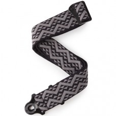 Ремінь гітарний D'ADDARIO 50BAL03 AUTO LOCK GUITAR STRAP (BLACK PADDED GEOMETRIC)