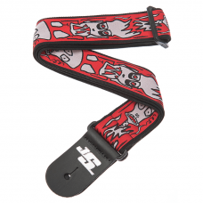 Ремінь гітарний D'ADDARIO JOE SATRANI WOVEN GUITAR STRAP (Up in Flames)