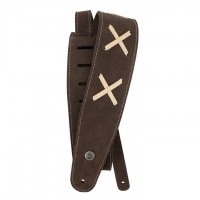 Ремінь гітарний D'ADDARIO 25VDG00 VINTAGE SUEDE GUITAR STRAP (BROWN)