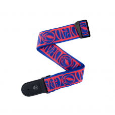 Ремінь гітарний D'ADDARIO 50GD00 GRATEFUL DEAD GUITAR STRAP - Steal Your Face, Red/Blue