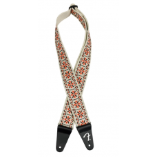 Ремінь гітарний FENDER STRAP 2" PASADENA WOVEN LATTICE ORANGE