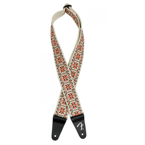 Ремінь гітарний FENDER STRAP 2" PASADENA WOVEN LATTICE ORANGE