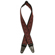 Ремінь гітарний FENDER STRAP 2" PASADENA WOVEN LATTICE RED