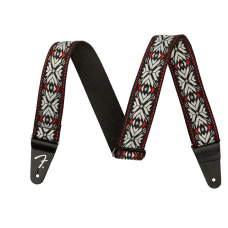Ремінь гітарний FENDER STRAP 2" PASADENA WOVEN RED SNOWFLAKE
