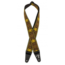 Ремінь гітарний FENDER STRAP 2" PASADENA WOVEN YELLOW WALLFLOWER