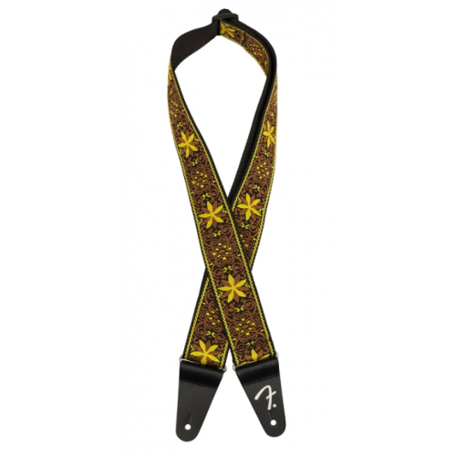Ремінь гітарний FENDER STRAP 2" PASADENA WOVEN YELLOW WALLFLOWER