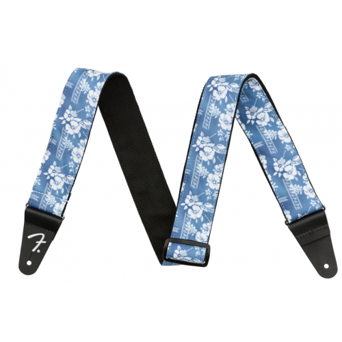 Ремінь гітарний FENDER STRAP 2" HAWAIIAN STRAPS BLUE FLORAL